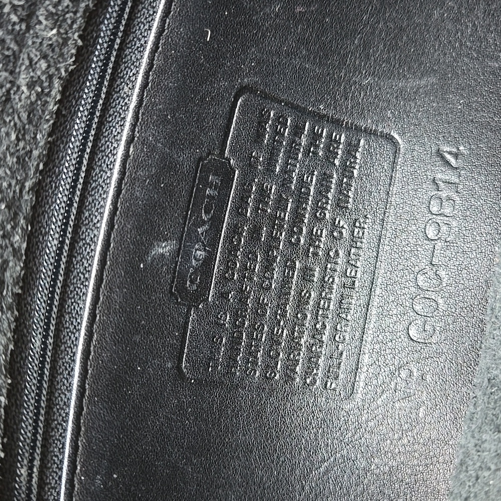 Vintage Coach Sutton Y2K Leather Crossbody Shoulder Bag ZipTop Outside Pockets - Picture 12 of 16